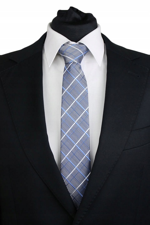 KRAWAT ŚLEDŹ ŚLEDZIK WĄSKI 6 cm - DUŻO WZORÓW