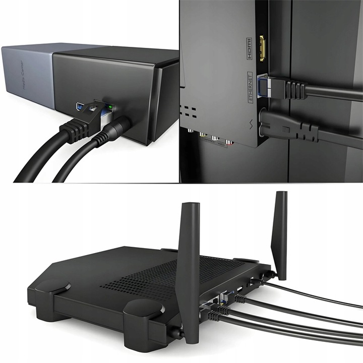 KABEL SIECIOWY LAN S/FTP CAT6a PRZEWÓD ETHERNET ZEWNĘTRZNY SKRĘTKA RJ45 10m