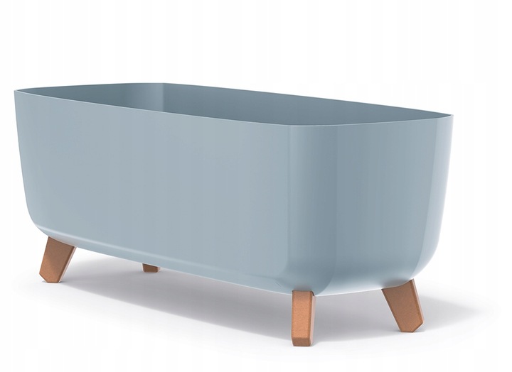 Doniczka na nóżkach Gracia Case DGCL400 Biała