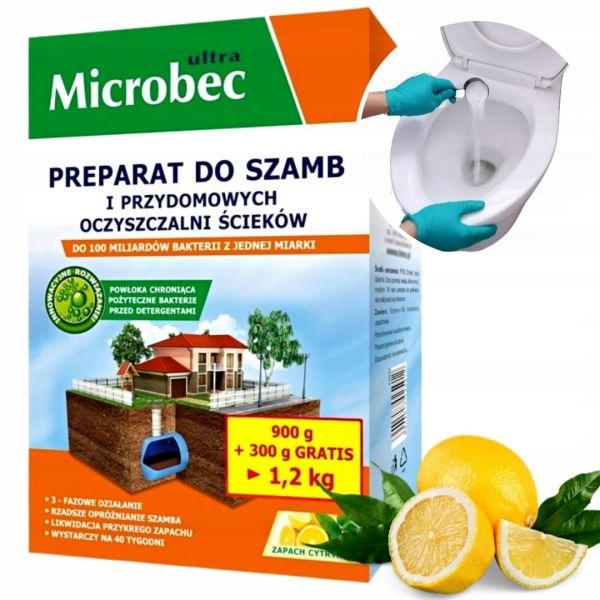 MICROBEC Ultra AKTYWNE BAKTERIE DO SZAMB 1,2kg