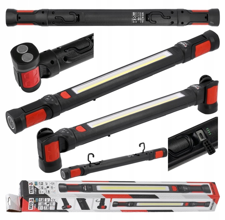 YATO LAMPA DO OŚWIETLANIA KOMORY SILNIKA 1000LM LATARKA YT-08534