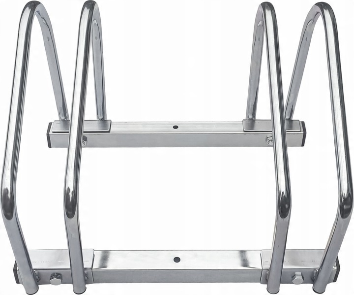 STOJAK NA 2 ROWERY PARKING ROWEROWY UCHWYT NA 2 STANOWISKA STAL NIERDZEWNA