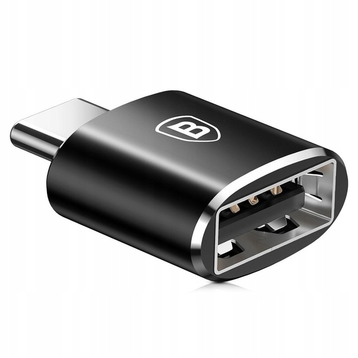 ADAPTER PRZEJŚCIÓWKA USB NA USB-C TYP C BASEUS OTG DO TELEFONU LAPTOPA 2SZT