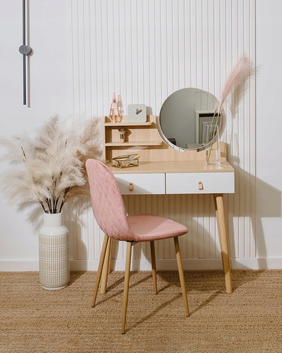 Toaletka z lustrem SCANDI kosmetyczna skandynawska