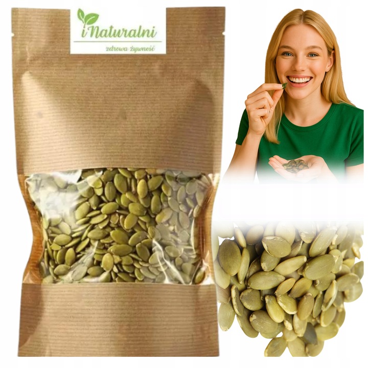 Pestki Dyni 1kg Łuskane Pestka Dyni Naturalne Świeże Polskie Jakość Premium