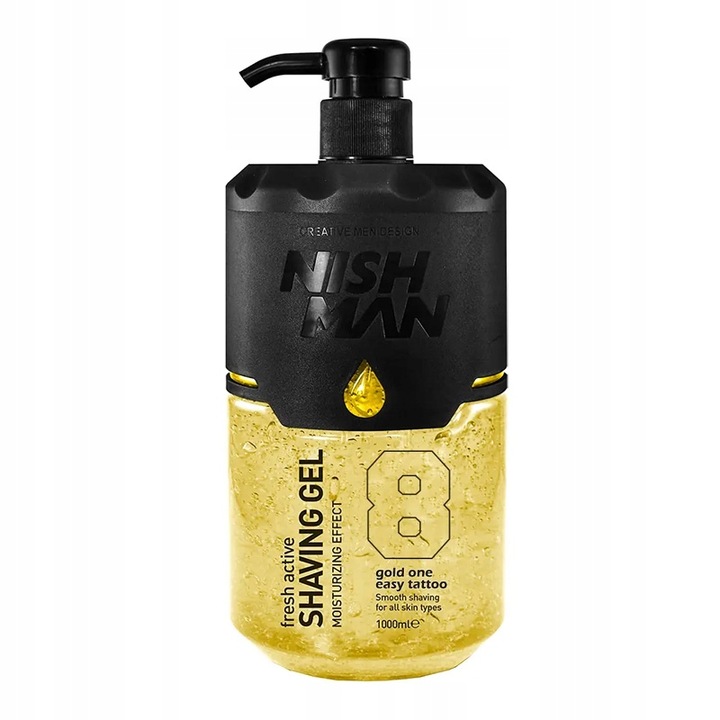 Nishman Shaving Gel 8 Gold One Żel Do Golenia 1000 ml