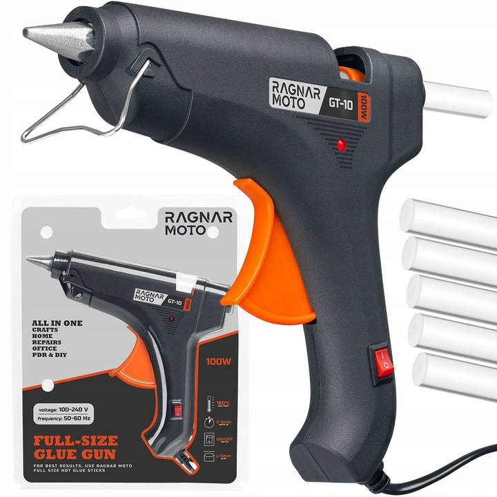 Pistolet do kleju na gorąco 100W 11mm Do Klejenia +5 Wkładów kleju