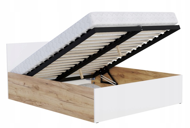 Łóżko 120x200 + materac podnoszone PANAMA PM