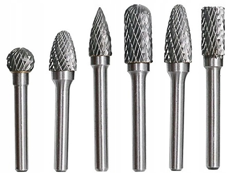 FREZY TRZPIENIOWE DO METALU DREWNA RZEŹBIENIA WĘGLIK WOLFRAMU PILNIKI