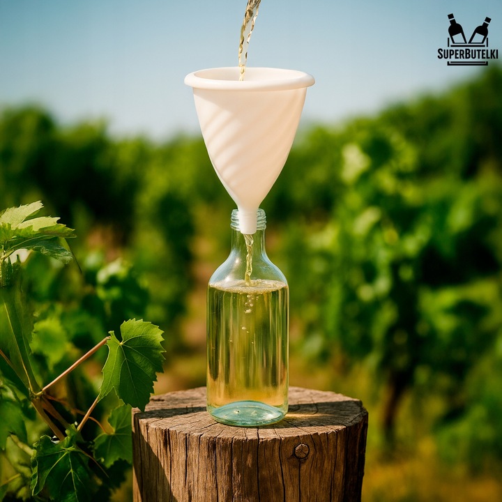 Lejek do filtrowania filtracji nalewek wina moszczu spiralny nalewki domowe