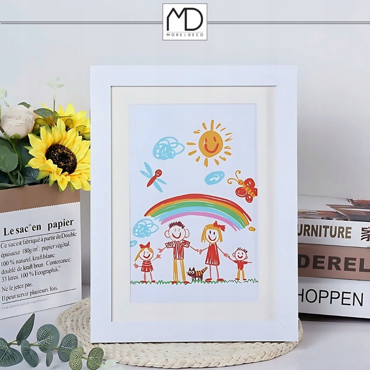 Ramka otwierana artystyczna A4 na rysunki zdjęcia obrazki prezenty