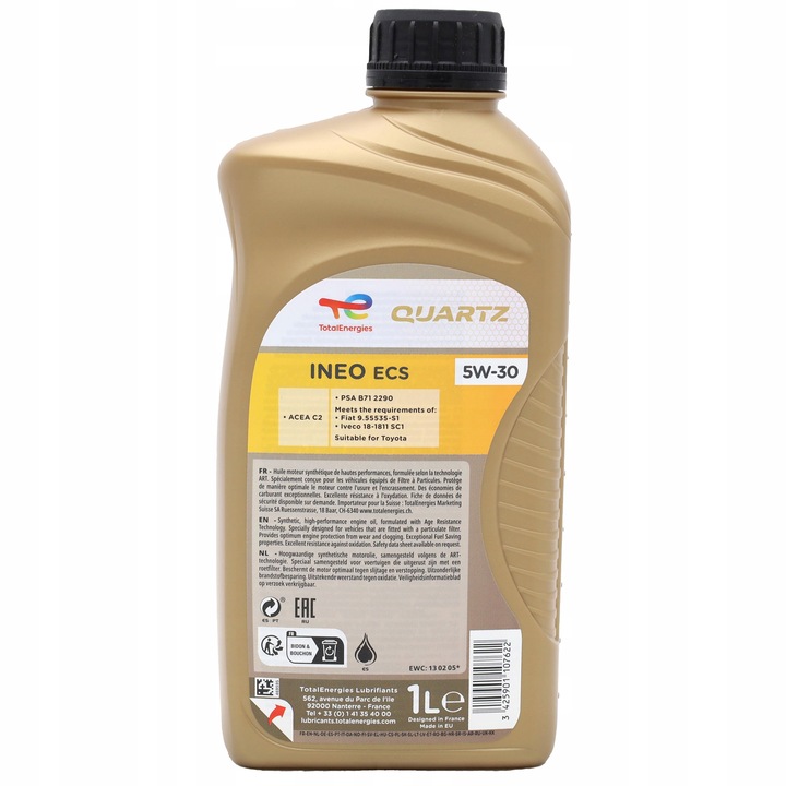 Olej Silnikowy Total Ineo ECS 5w30 1L