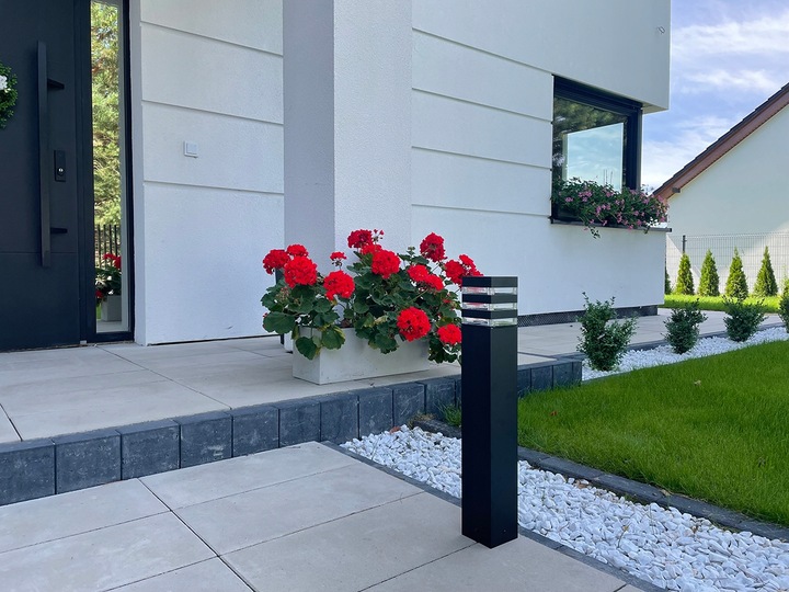 Lampa Ogrodowa stojąca słupek ogrodowy 80 cm E27