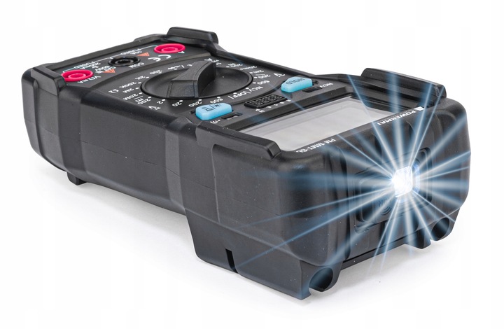 Multimetr CYFROWY Elektryczny Miernik Prądu LCD 600V AC/DC LED HFE PRECYZJA