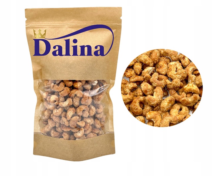 Orzechy ziemne o smaku słony karmel 1000 g Dalina KARMELOWE SŁONY