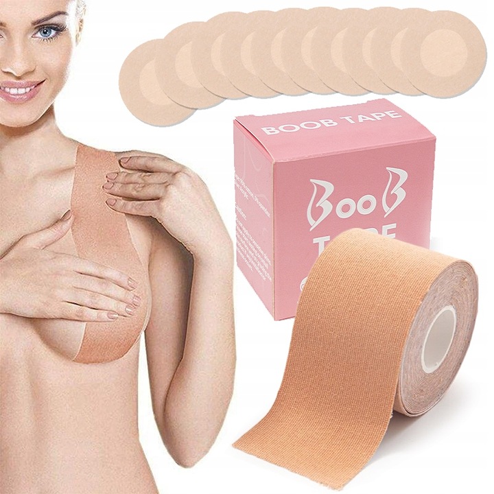 BOOB TAPE TAŚMA UNOSZĄCA MODELUJĄCA BIUST DEKOLT