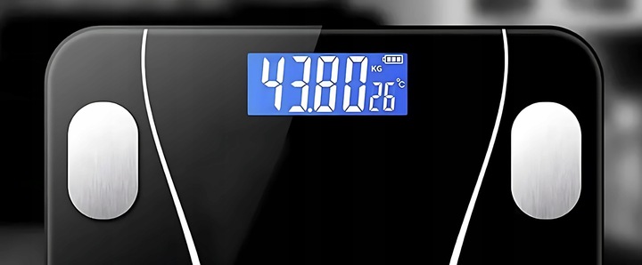 WAGA ŁAZIENKOWA ANALITYCZNA CZUJNIKI SMART ANDROID iOS BATERIE