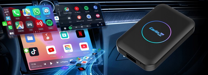 ADAPTER CARLINKIT 5.0 TBOX PRO ANDROID AUTO APPLE CARPLAY BEZPRZEWODOWY