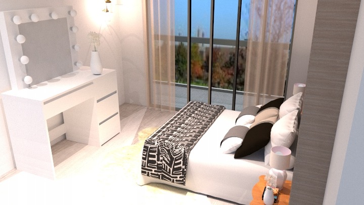 TOALETKA IZA 12 LED Z ŻARÓWKAMI DO WIZAŻU MAKIJAŻ