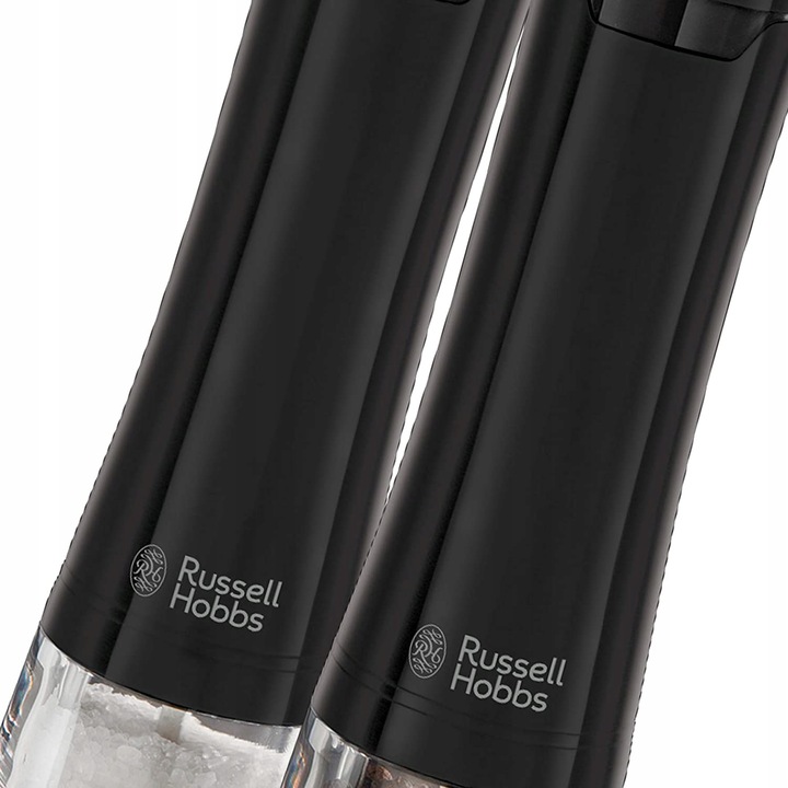 MŁYNKI DO SOLI I PIEPRZU ZESTAW RUSSELL HOBBS 28010-56 2 SZT czarny LED