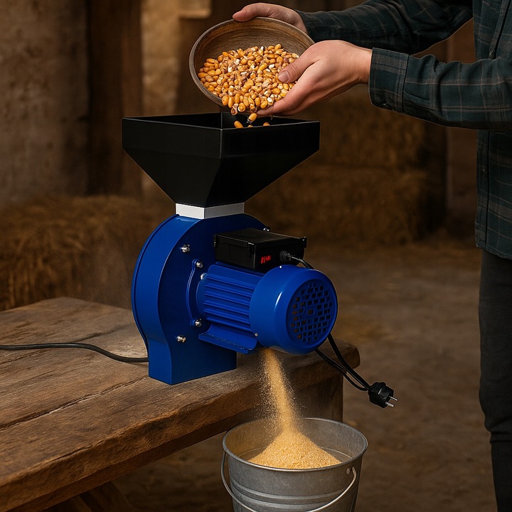 MŁYNEK ŚRUTOWNIK DO ZBOŻA 3,9 kW SITA ROZDRABNIACZ MIELENIE ZIAREN