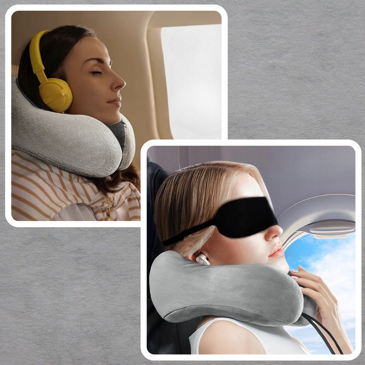 PODUSZKA PODRÓŻNA TURYSTYCZNA NA SZYJĘ ZAGŁÓWEK DO SAMOCHODU MEMORY