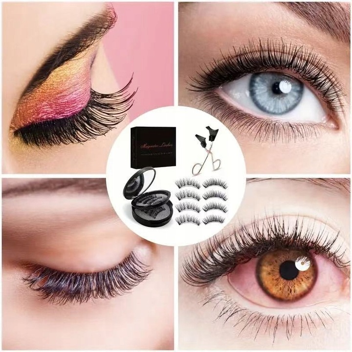 Rzęsy magnetyczne 3D Natural Look Dual Magnetic Lashes Kit z aplikatorem