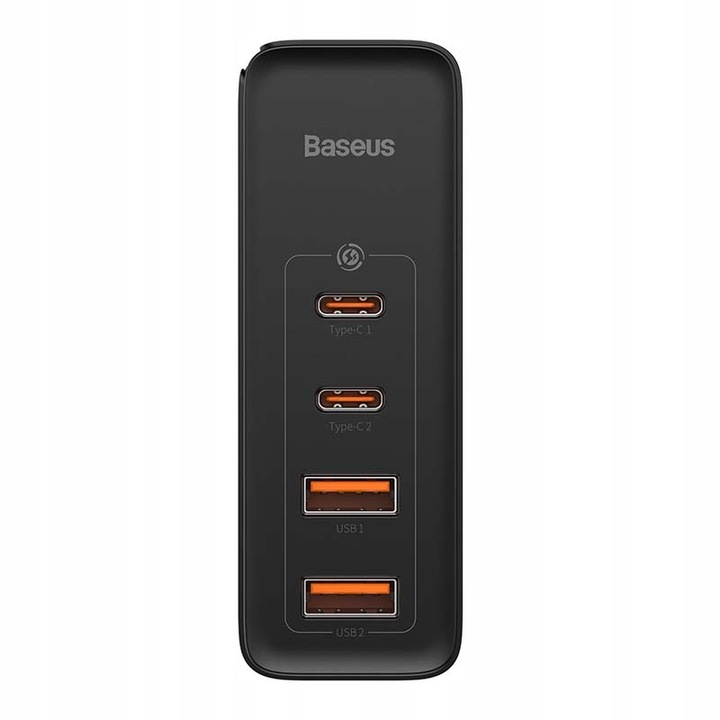 Ładowarka BASEUS GaN2 PRO 100W 2x USB-C/USB PD QC4 + Kabel USB-C
