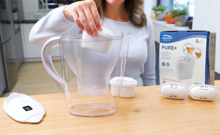 Filtry Do Wody Brita Zamiennik Aqualogis Pure+ 6pk Zestaw Filtrów