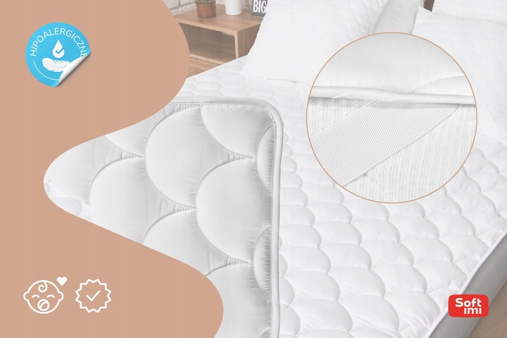 NAKŁADKA NA MATERAC 180x200 TOPPER NAWIERZCHNIOWY