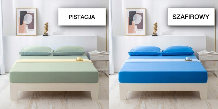 PRZEŚCIERADŁO BAWEŁNIANE Z GUMKĄ 200x220 PREMIUM RÓŻNE KOLORY SUPER JAKOŚĆ