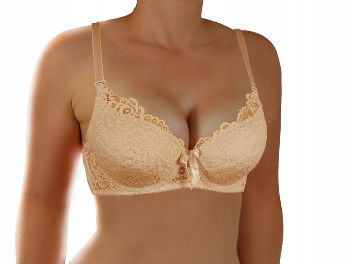 Koronkowa braletka Biustonosz MAX PUSH UP B 75 Kolory