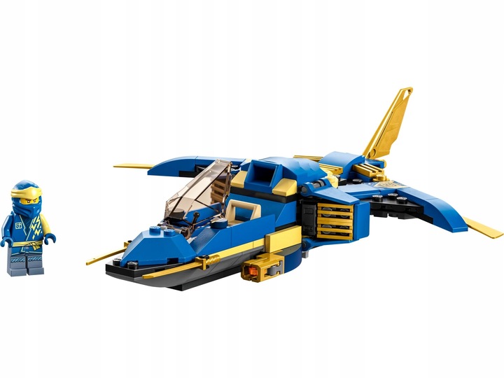 LEGO Ninjago Odrzutowiec ponaddźwiękowy Jay’a EVO 71784 + Lodowy smok 30649