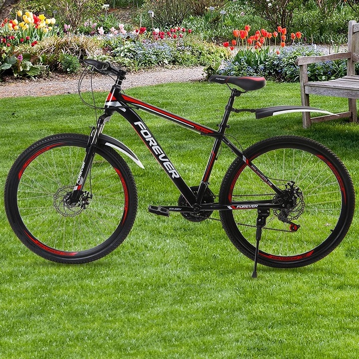 BŁOTNIKI ROWEROWE ROWER ZESTAW KOMPLET PRZÓD TYŁ 2 SZT MTB 24-26 CZARNY