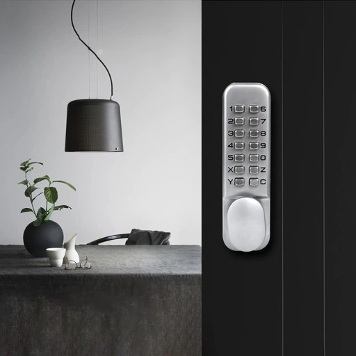 KLAMKA ZAMEK SZYFROWY MECHANICZNY KOD BEZ BATERII