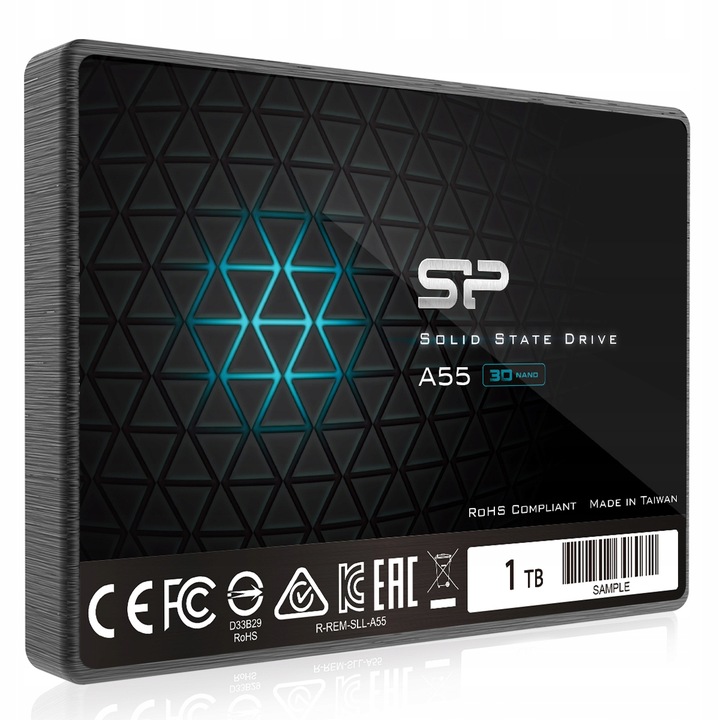 Dysk SSD SP Silicon Power 1TB A55 SLC SATA III 2,5" wewnętrzny dysk SSD