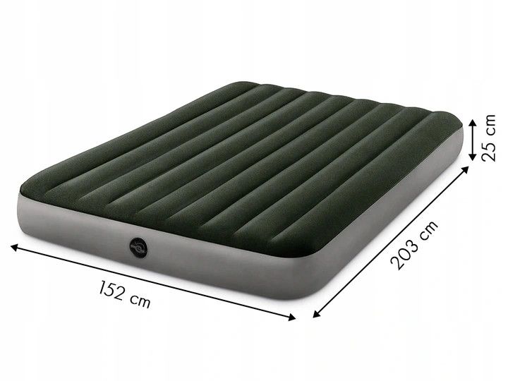 MATERAC DMUCHANY WELUROWY Z POMPKĄ INTEX 64779