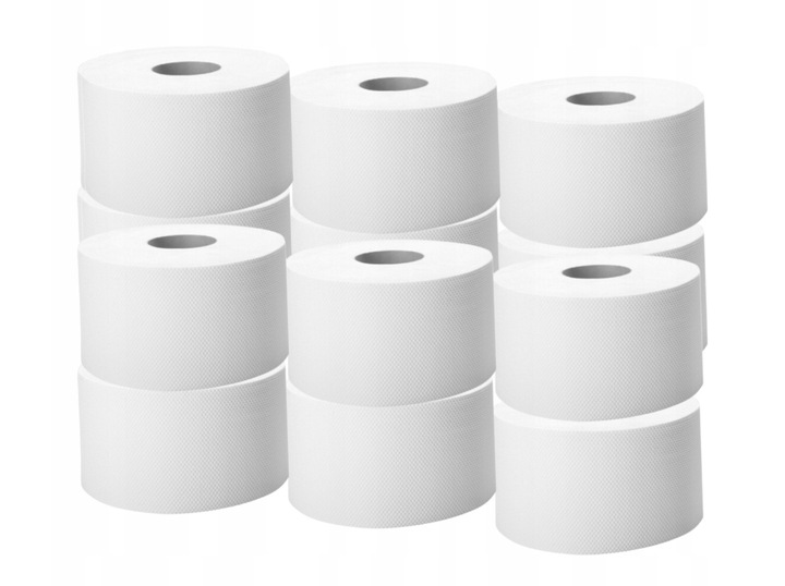 Papier toaletowy JUMBO 2W Celuloza 90m x 12 rolek 1080m GRUBY