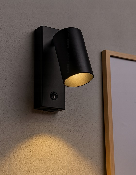 Kinkiet Ścienny Lampka LED z włącznikiem NOCNA NAD ŁÓŻKO + USB USB-C
