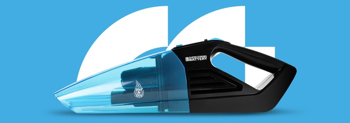 ODKURZACZ RĘCZNY BEZPRZEWODOWY AKUMULATOROWY SAMOCHODOWY CZYŚCI NA MOKRO