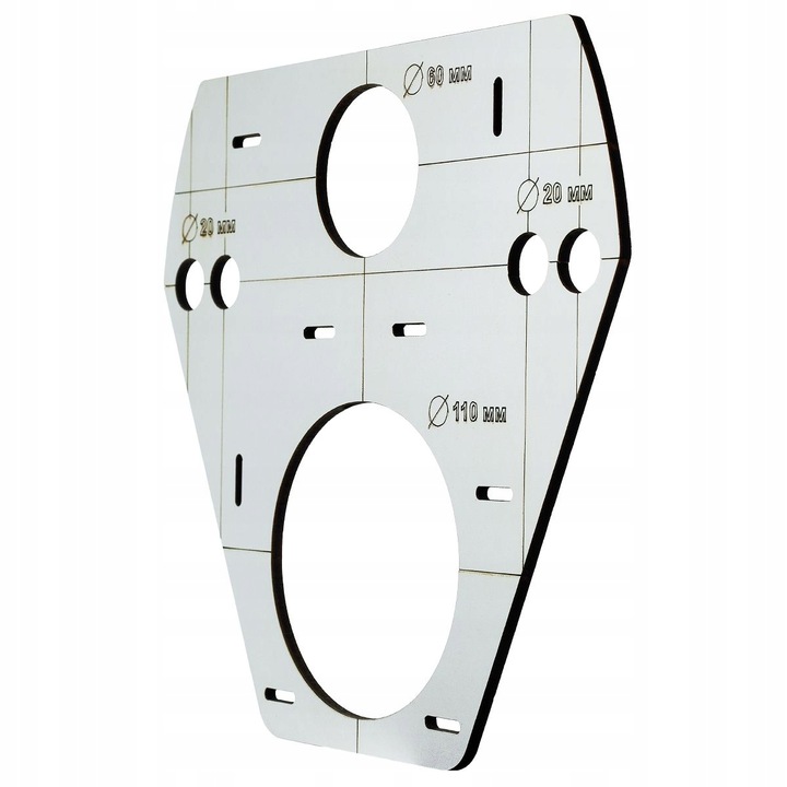 SZABLON WZORNIK OTWORÓW STELAŻ WC GEBERIT TECE GROHE KOŁO CERSANIT