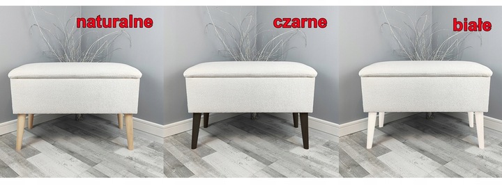 PUFA OTWIERANA SCHOWEK 70 cm Z POJEMNIKIEM KUFER ŁAWKA SIEDZISKO