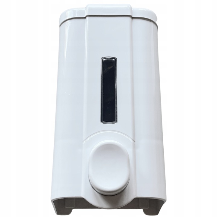 Dozownik Pojemnik do mydła płynie zbiornik 500 ml Biały Naścienny ATEST PZH