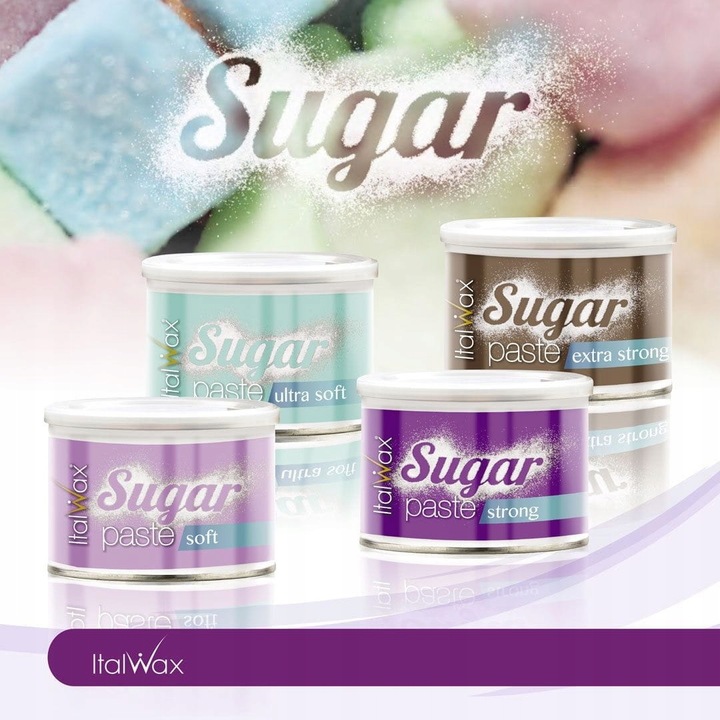 Depilacja ItalWax WOSK W PUSZCE PASTA CUKROWA STRONG do depilacji 600 ml