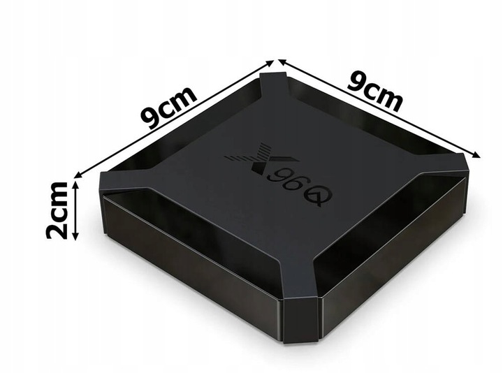 ODTWARZACZ MULTMEDIALNY PRZYSTAWKA SMART TV X96Q ANDROID BOX HDMI USB