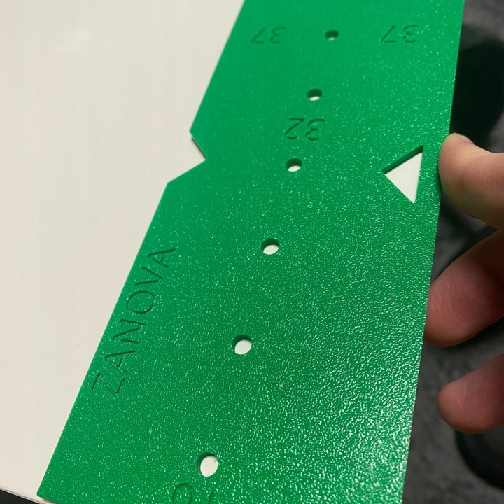 Przymiar do podpórek z regulacją półki 7 x 32mm - Dokładne wiercenie