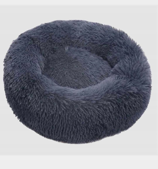 LEGOWISKO PLUSZOWE PODUCHA DLA KOTA PSA SZARE