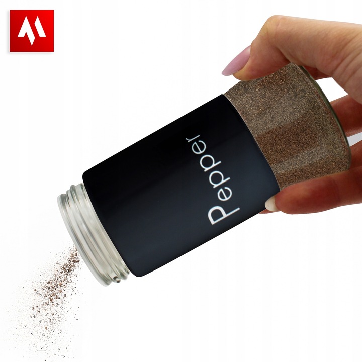 SOLNICZKA I PIEPRZNICZKA ZESTAW 2x150ml POJEMNIK NA SÓL PIEPRZ KOMPLET