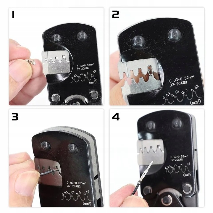 ZACISKARKA KONEKTORÓW MINI PINÓW STYKÓW D-SUB Molex Jst Tyco Bls DuPont