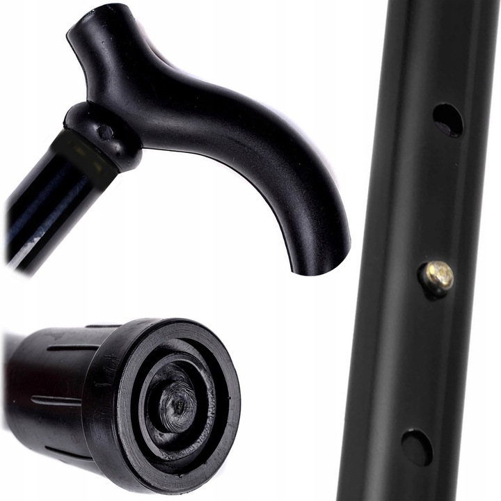 LEKKA LASKA INWALIDZKA Regulowana DLA SENIORA ORTOPEDYCZNA MOCNA ALUMINIOWA